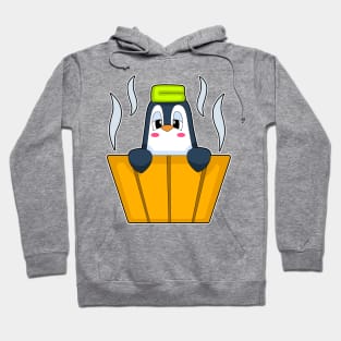 Penguin Bathe Bathtub Hoodie